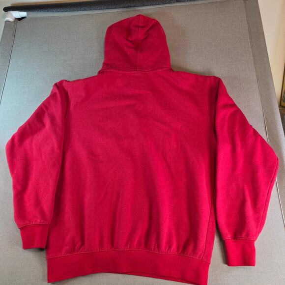 Colosseum Wisconsin Badgers Hoodie Men’s M Red NCAA Sweatshirt - Picture 2 of 11